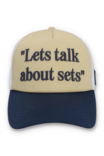 Classic Beige Addie Slogan Neoprene Mesh-Back Cap