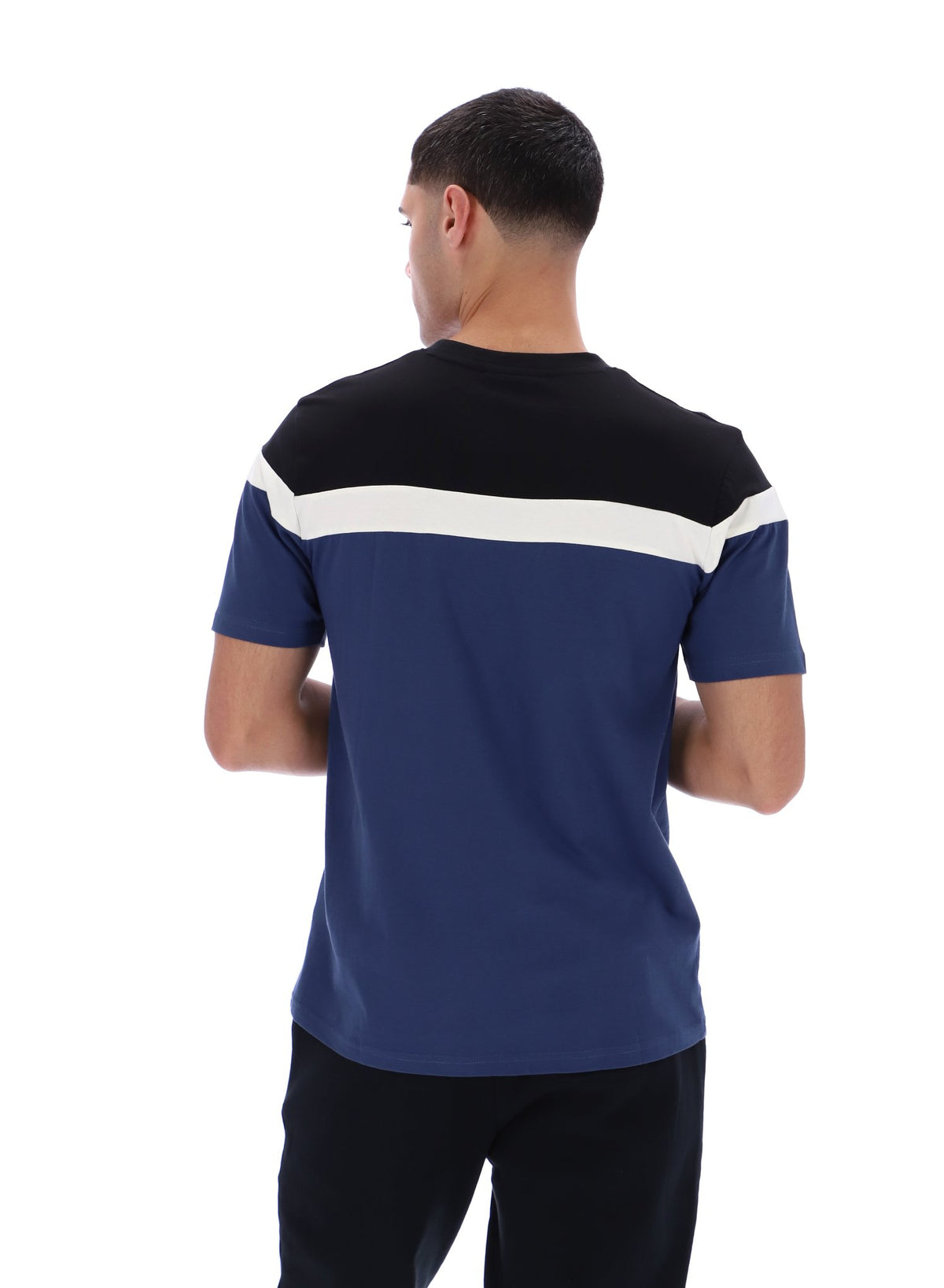 Fila Navy Aiden Cut and Sew T-Shirt
