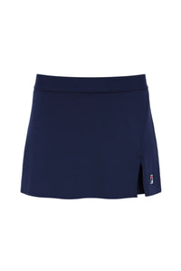 Navy Women's Split Tennis Skort