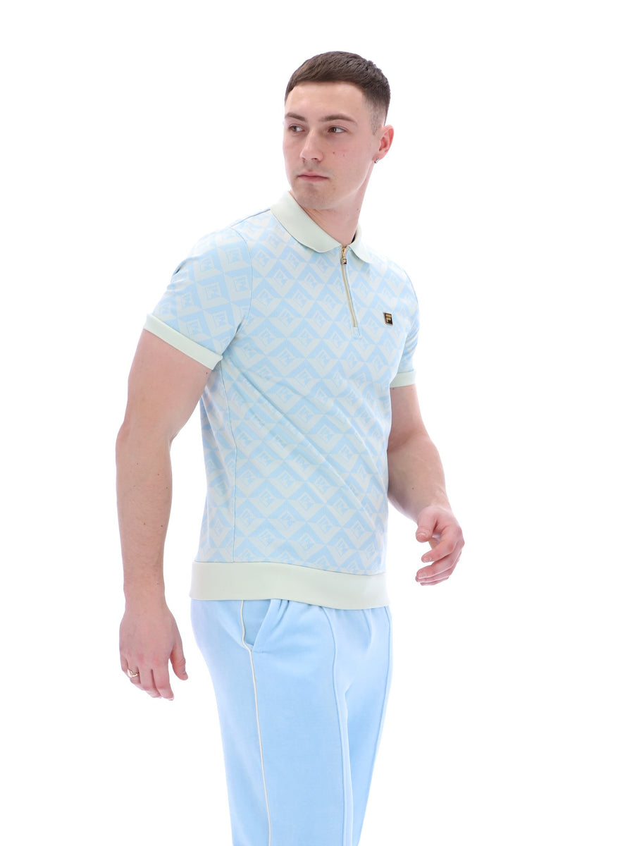 Summer Song Axel Jacquard Geo Polo – Fila UK