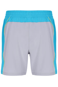 Silver Backspin Tennis Color Block Short