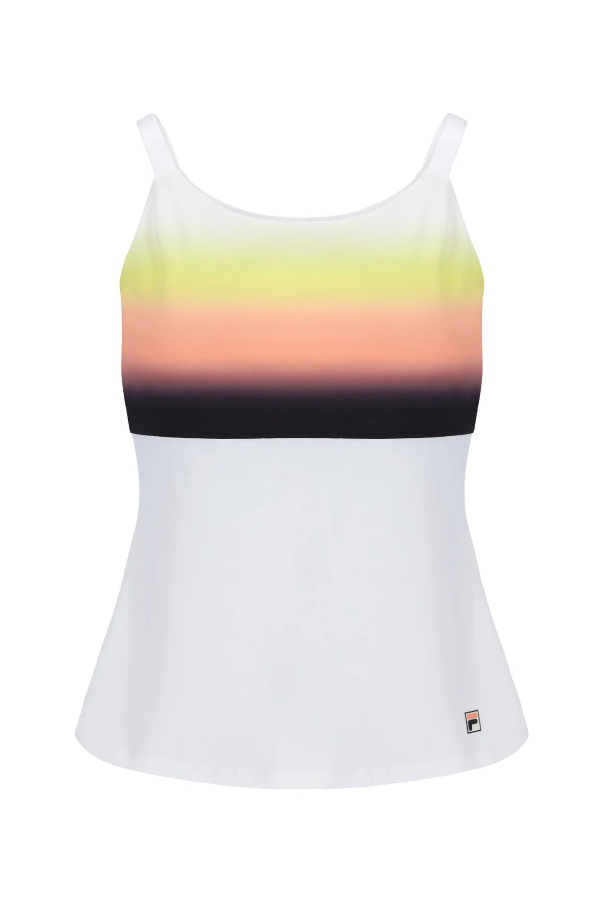 White Backspin Tennis Cami Tank Top