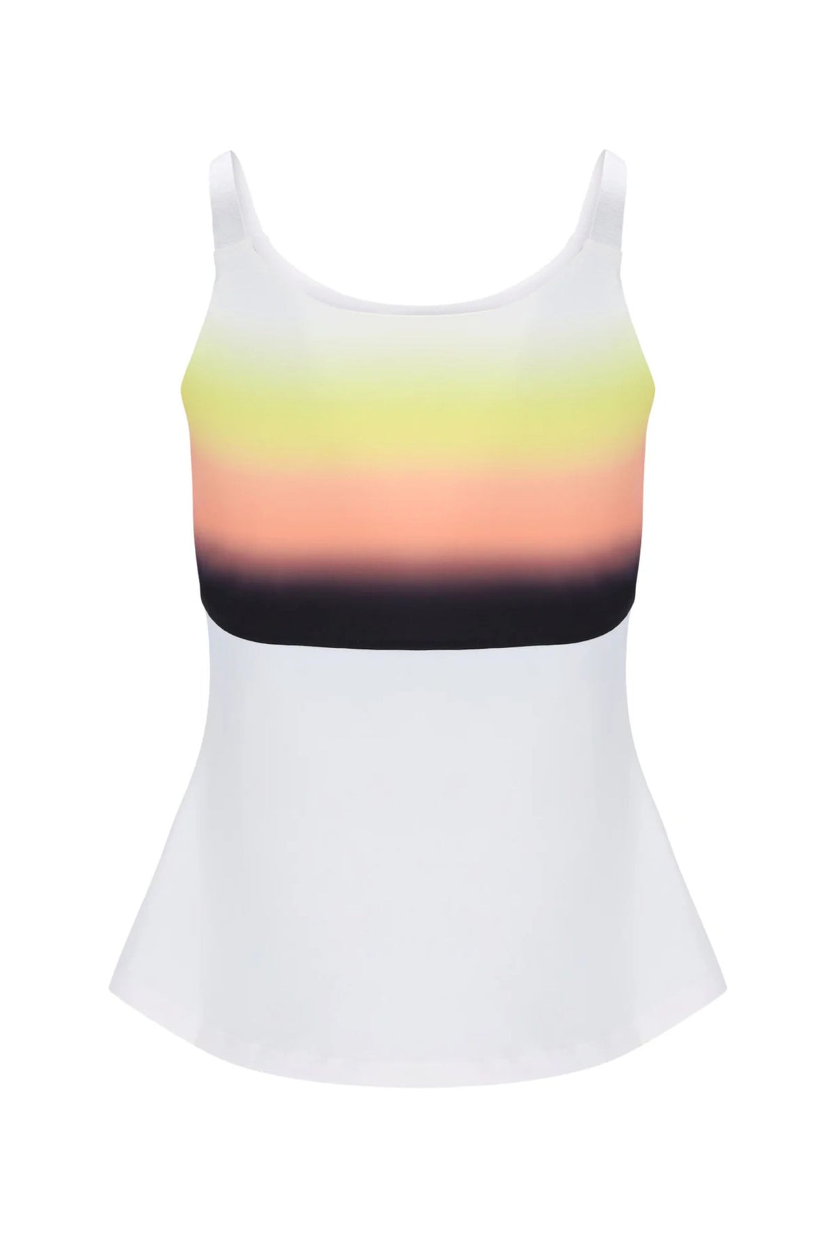 White Backspin Tennis Cami Tank Top