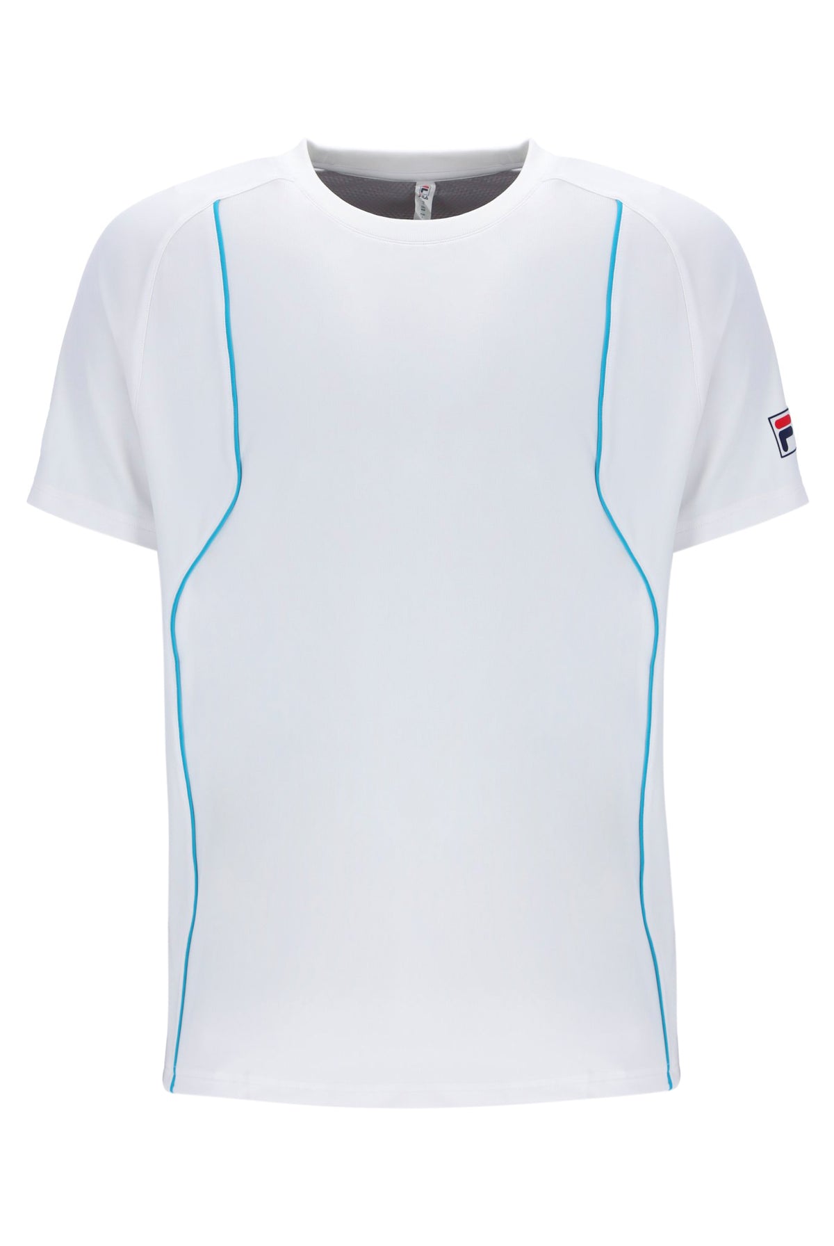 White Backspin Tennis Short Sleeve Top