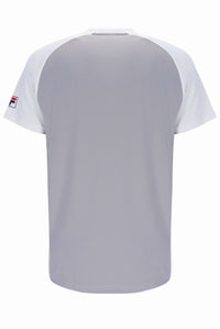 White Backspin Tennis Short Sleeve Top