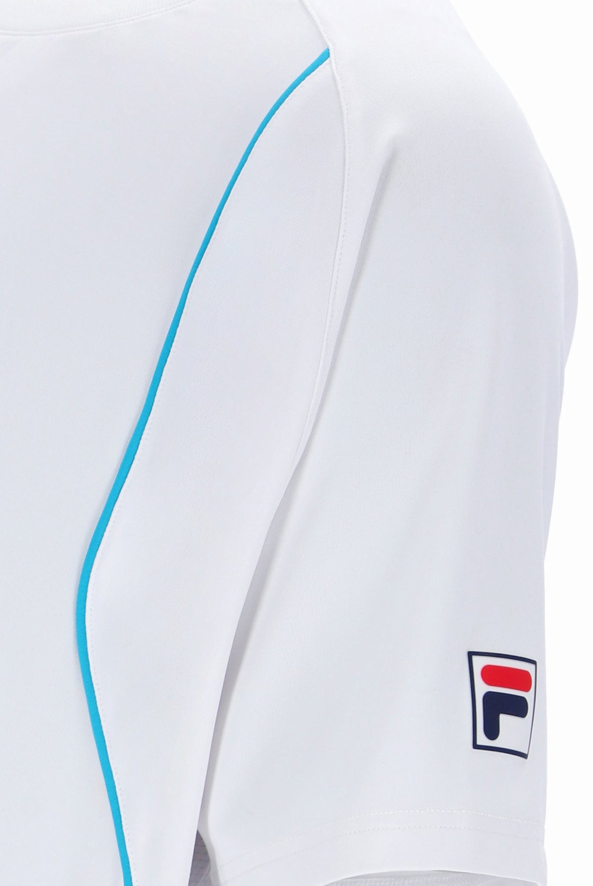 White Backspin Tennis Short Sleeve Top