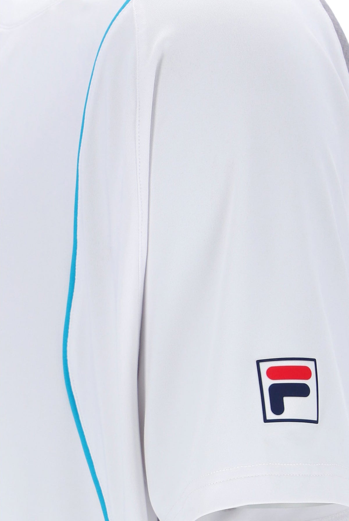 White Backspin Tennis Short Sleeve Top