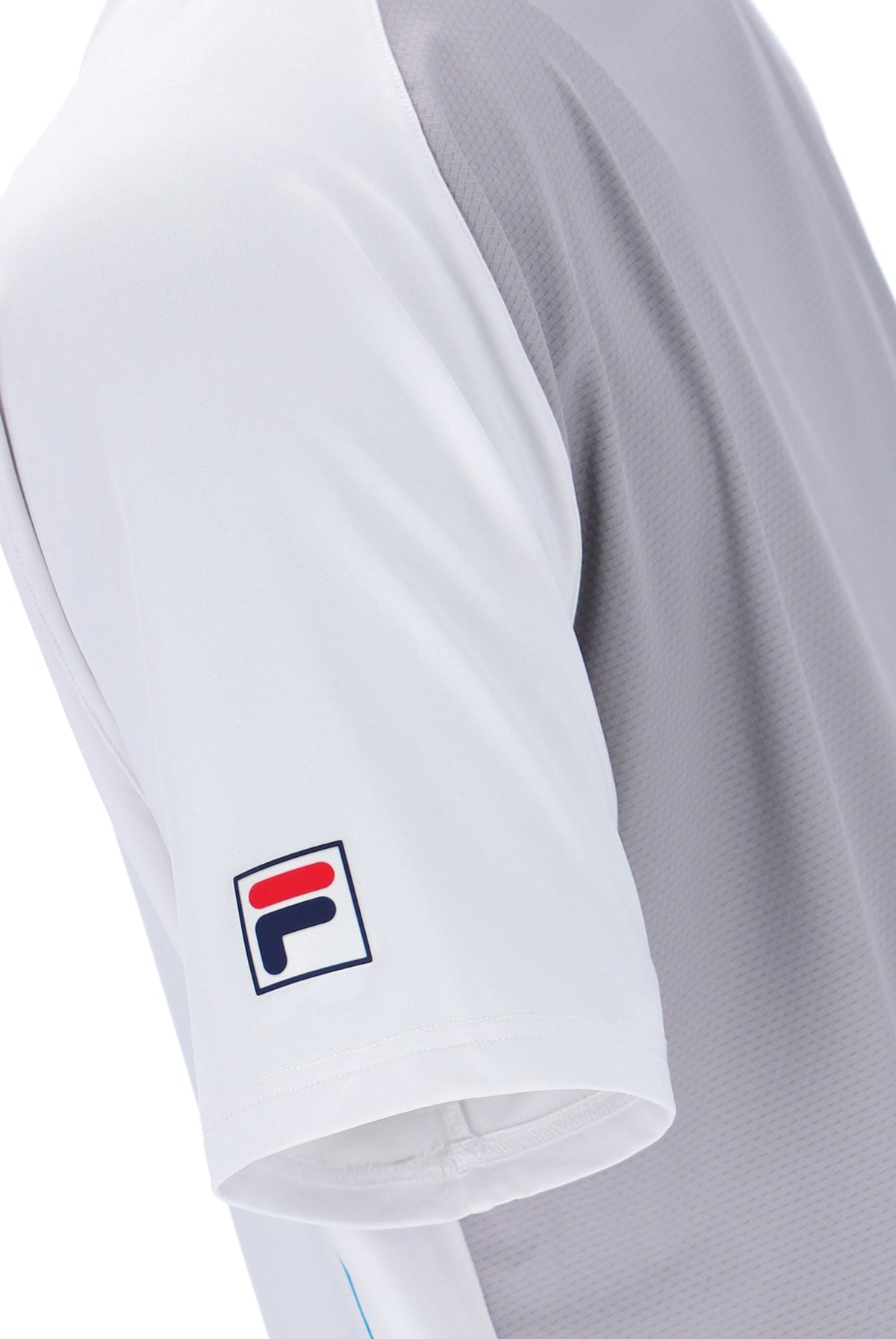 White Backspin Tennis Short Sleeve Top