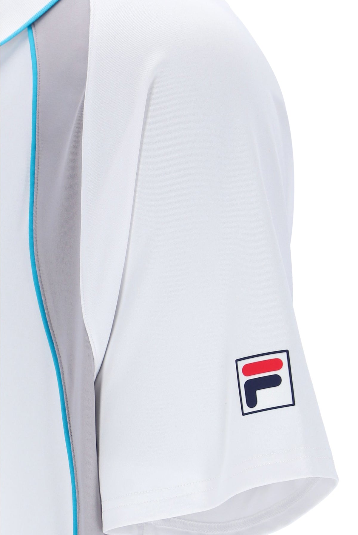 White Backspin Tennis Short Sleeve Polo