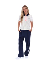 Gardenia Bai Fitted BB1 Pinstripe Polo