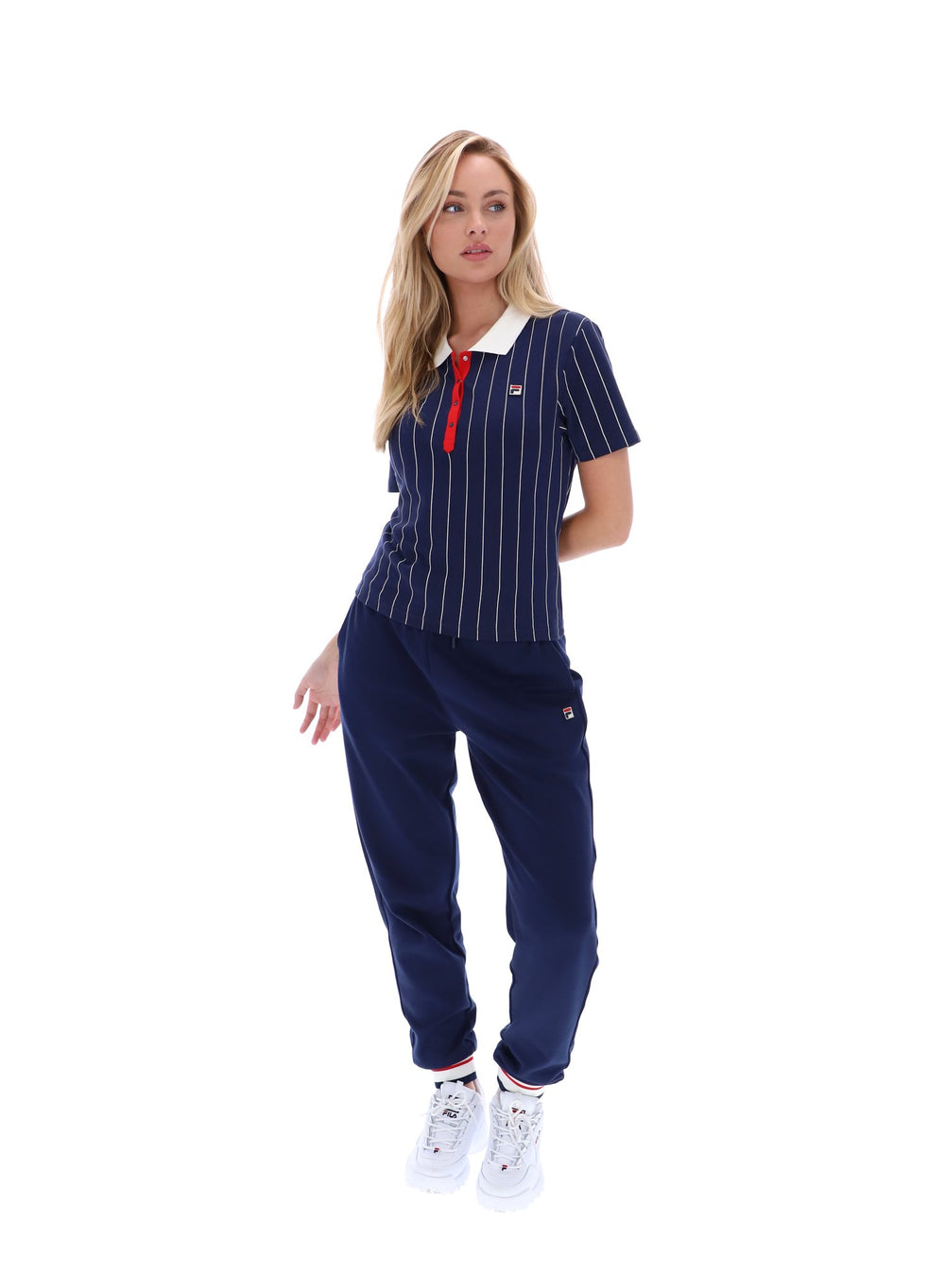 Bai Fitted BB1 Pinstripe Polo