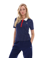 Bai Fitted BB1 Pinstripe Polo