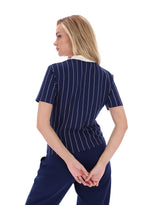 Bai Fitted BB1 Pinstripe Polo