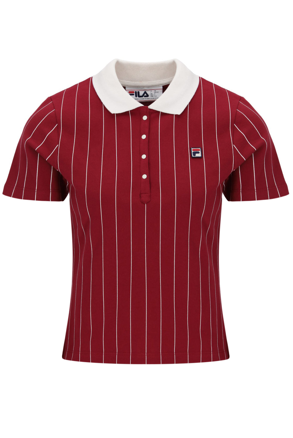 Rio Red Bai Fitted BB1 Pinstripe Polo