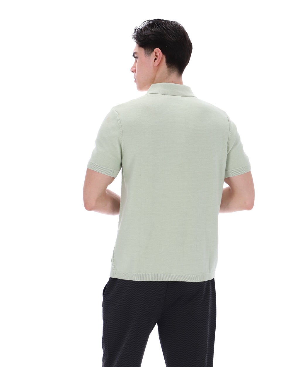 Sea Foam Barns Knitted Polo