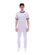 Misty Lilac Basilio Velour Tee
