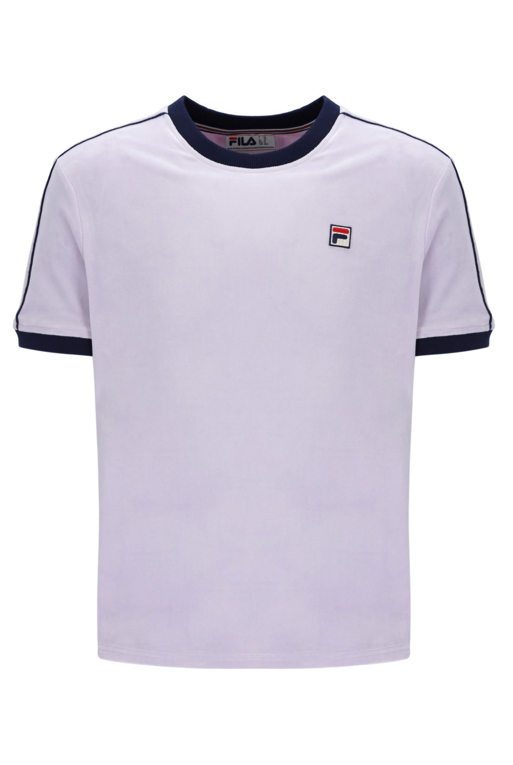 Misty Lilac Basilio Velour Tee