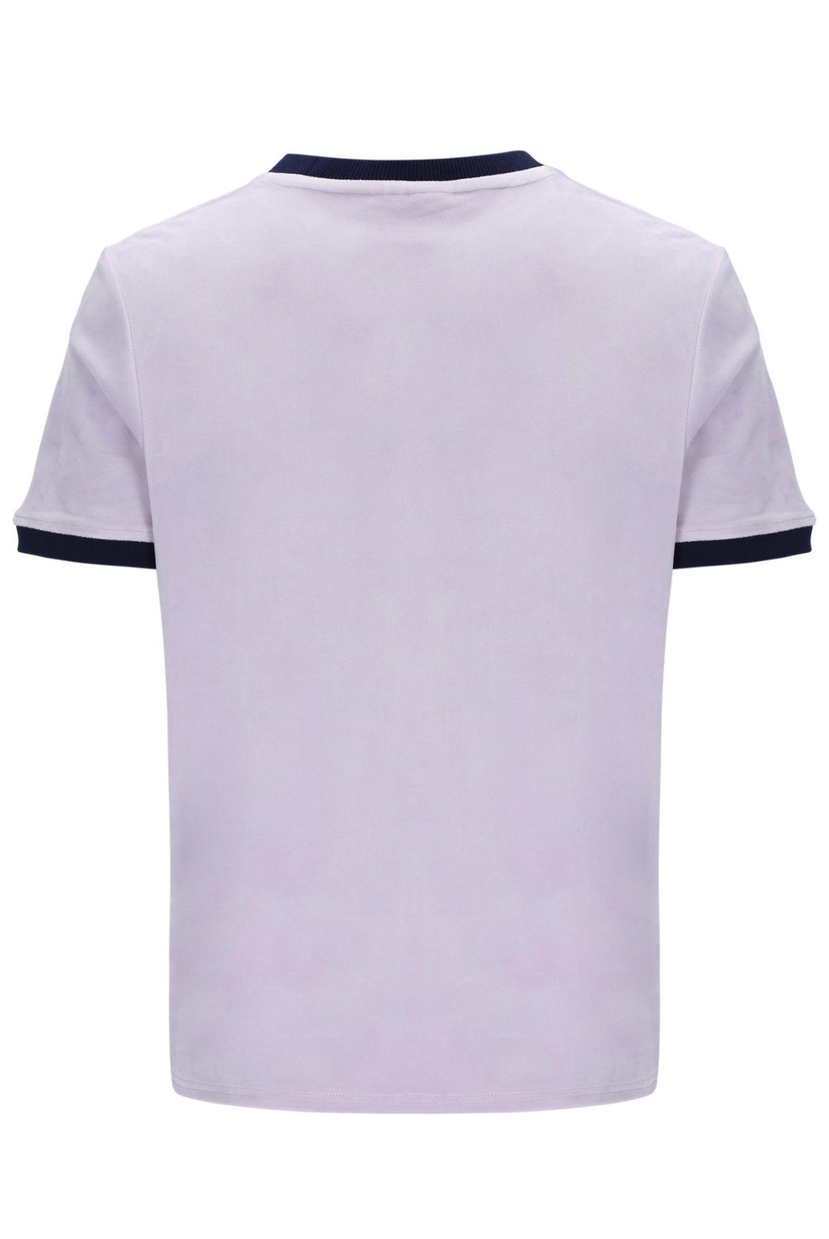 Lilac t-shirt on a white background