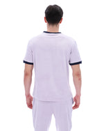 Misty Lilac Basilio Velour Tee