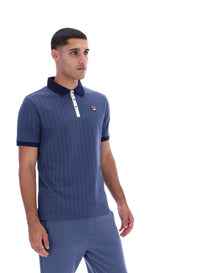 Vintage Indigo BB1 Classic Vintage Striped Polo
