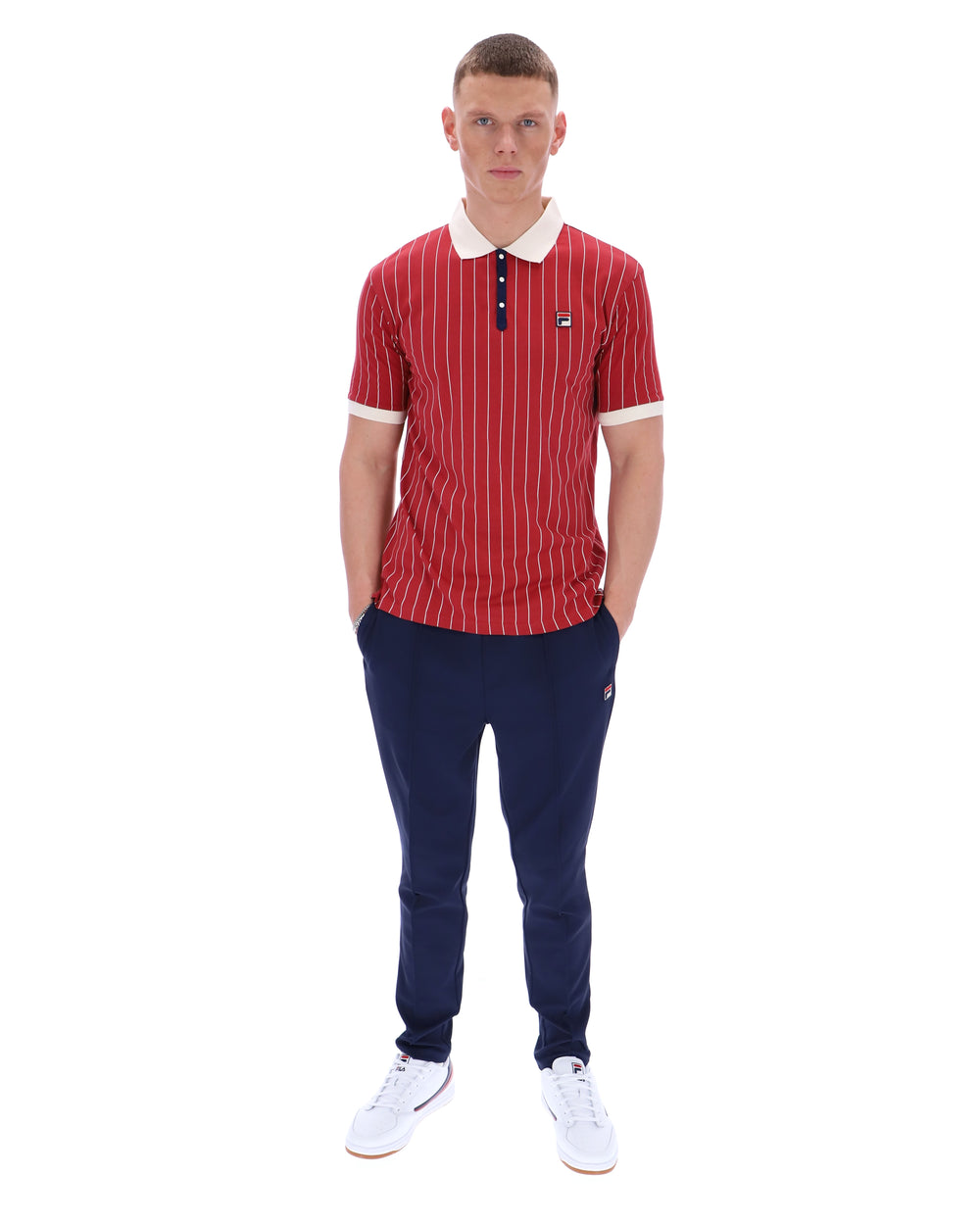 Garnet BB1 Classic Vintage Striped Polo