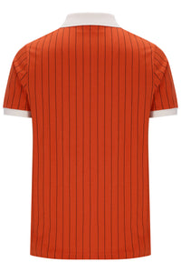 Burnt Ochre BB1 Classic Vintage Striped Polo