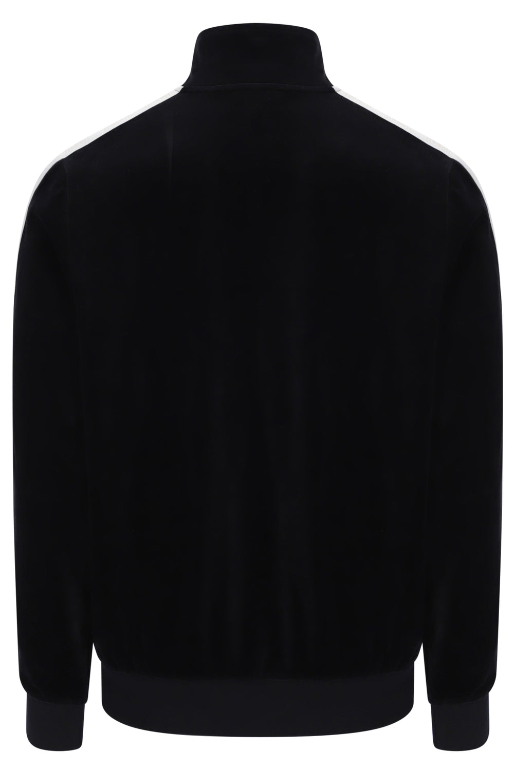 Displays the Black 'FILA' branded Bosco Velour Track Top