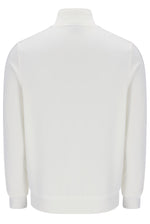 Displays the White 'FILA' branded Down Bosco Velour Track Top
