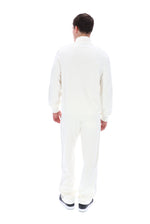White Down Bosco Velour Track Top