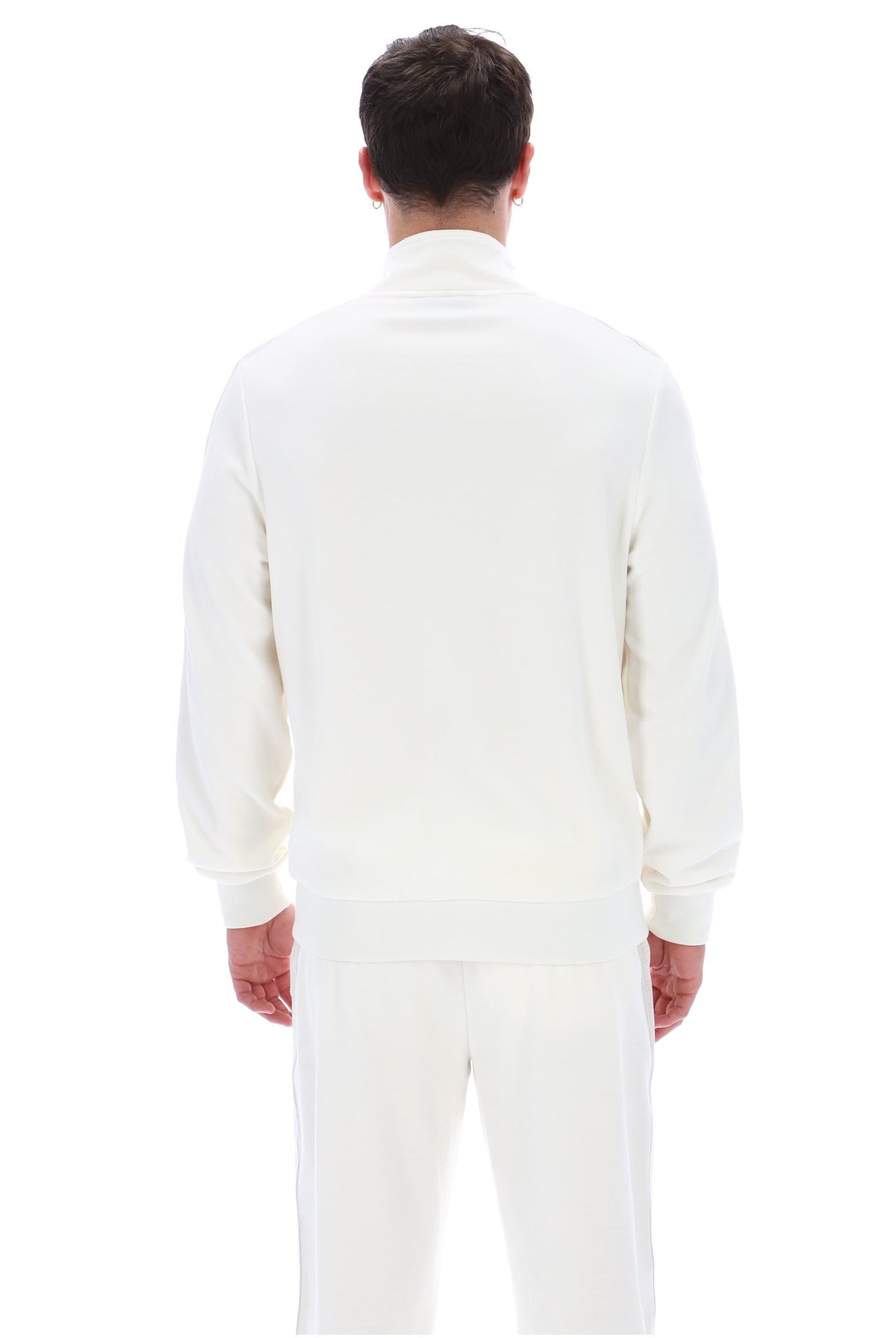 White Down Bosco Velour Track Top