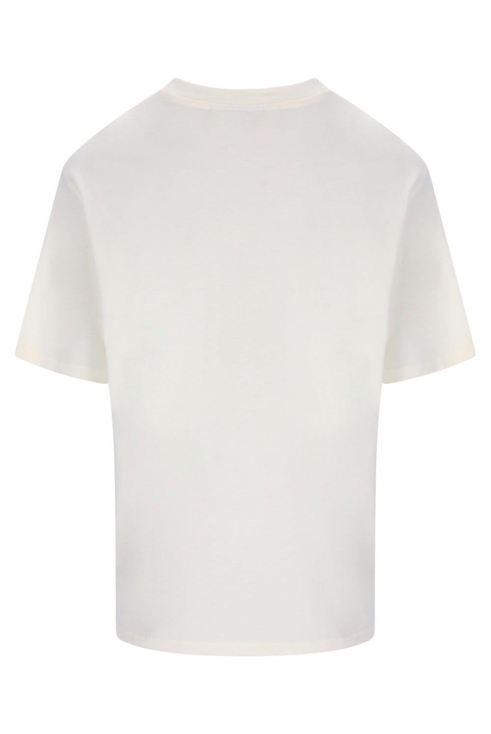 Displays the Gardenia 'FILA' branded Carly Boyfriend T-Shirt