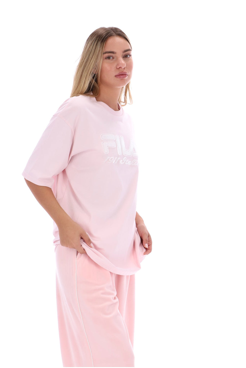 Pale Lilac Carly Boyfriend T-Shirt