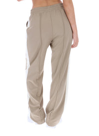 Beige Chiara Smart Straight Leg Trousers
