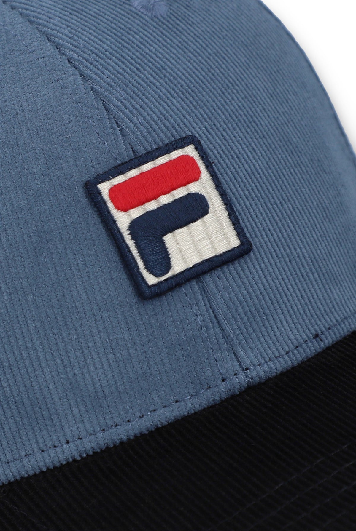 Vintage Indigo Clarke Corduroy Colour Block Baseball Cap