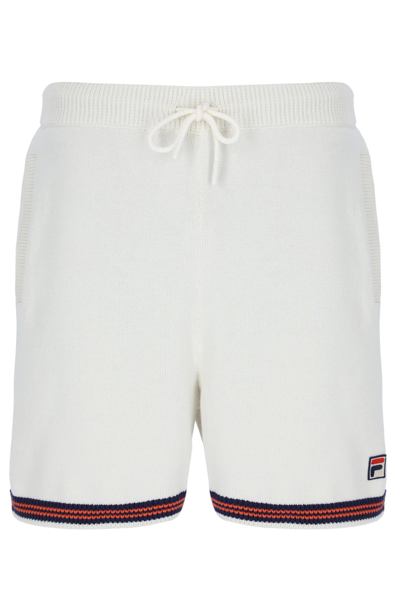 Twinkle Wool Boucle Shorts 新品 Gardenia Clemente Crochet Knitted Shorts with Contrast Tipping
