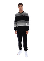Connor Striped Knit Crew Neck