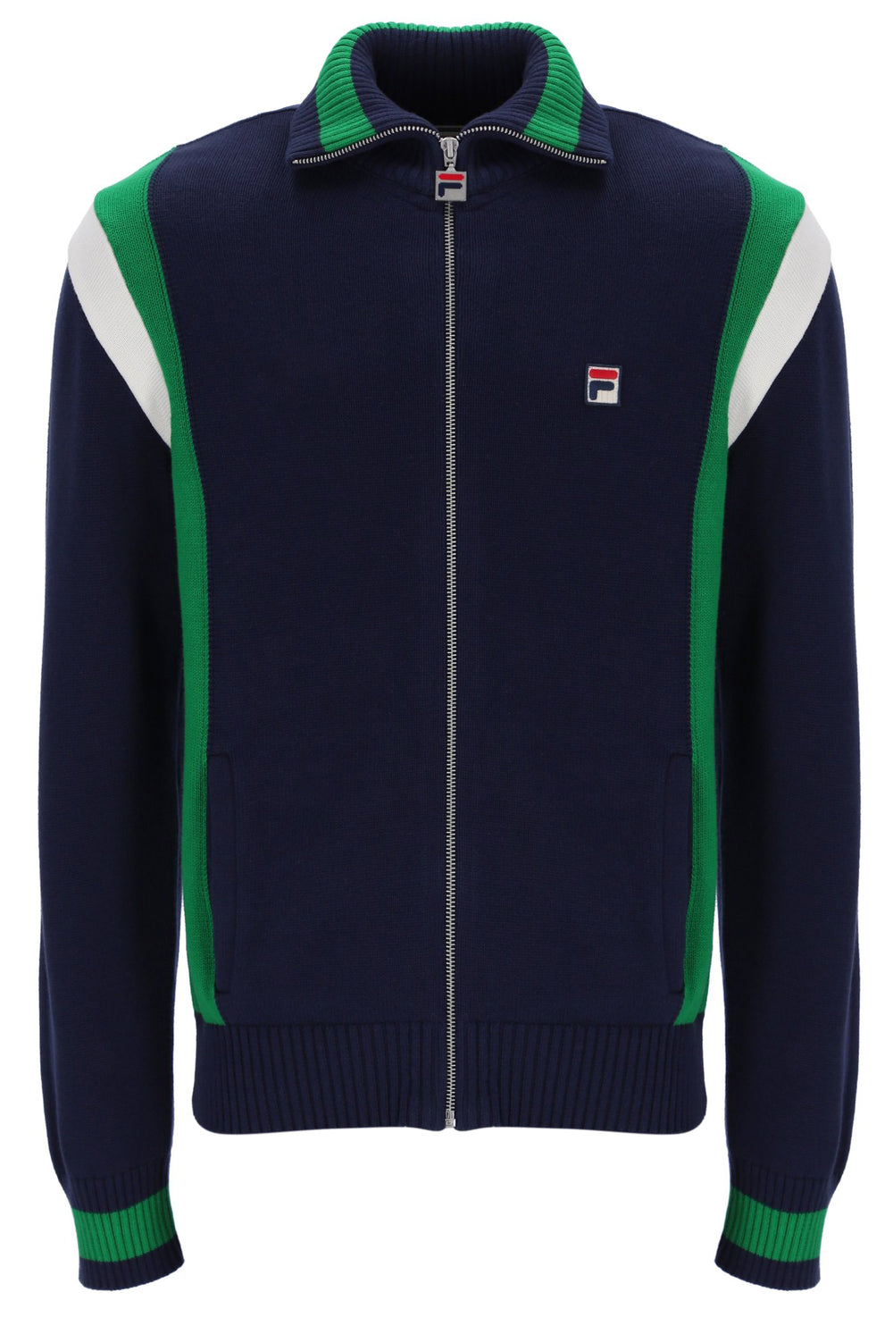 Cortez Colourblocked Knitted Track Top