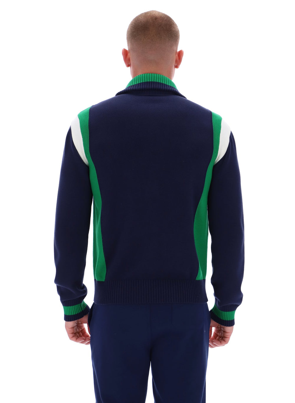 Cortez Colourblocked Knitted Track Top