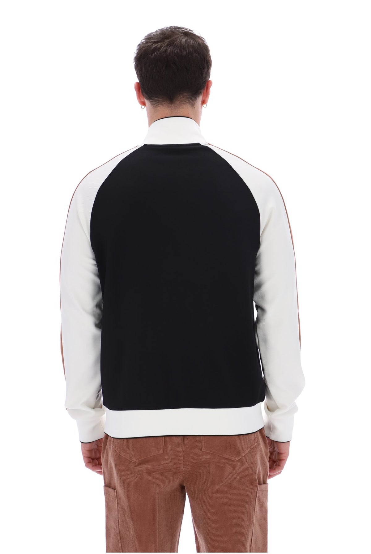Black Cory Colour Block Track Top