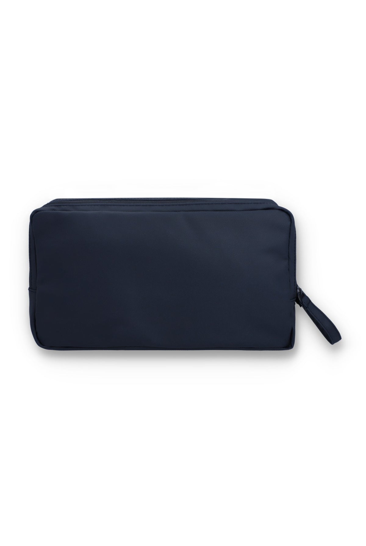 Navy Double Zip Washbag