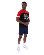 Black Damon Cut and Sew Tee