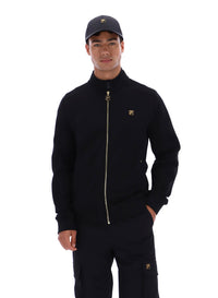 Black Davey Full Zip Track Top