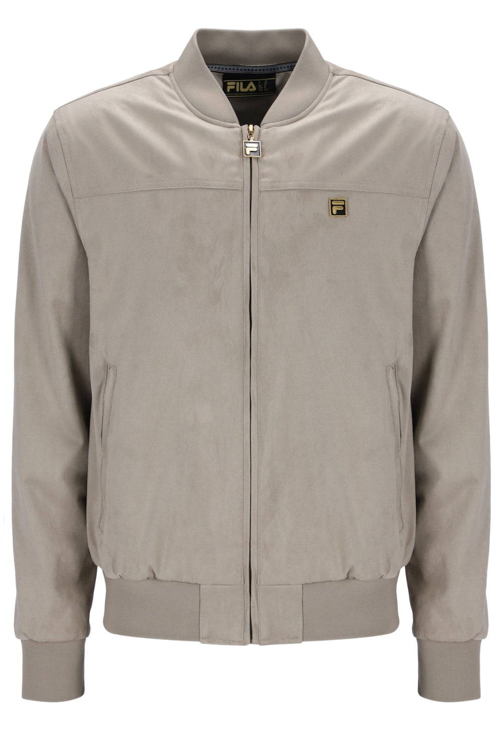 Dean Full Zip Faux Suede Jacket