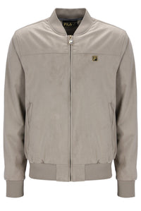 Vintage Khaki Dean Full Zip Faux Suede Jacket