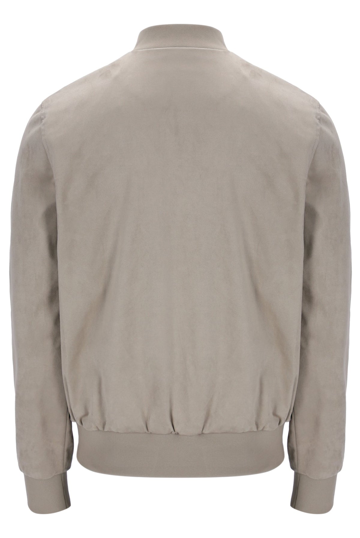 Vintage Khaki Dean Full Zip Faux Suede Jacket