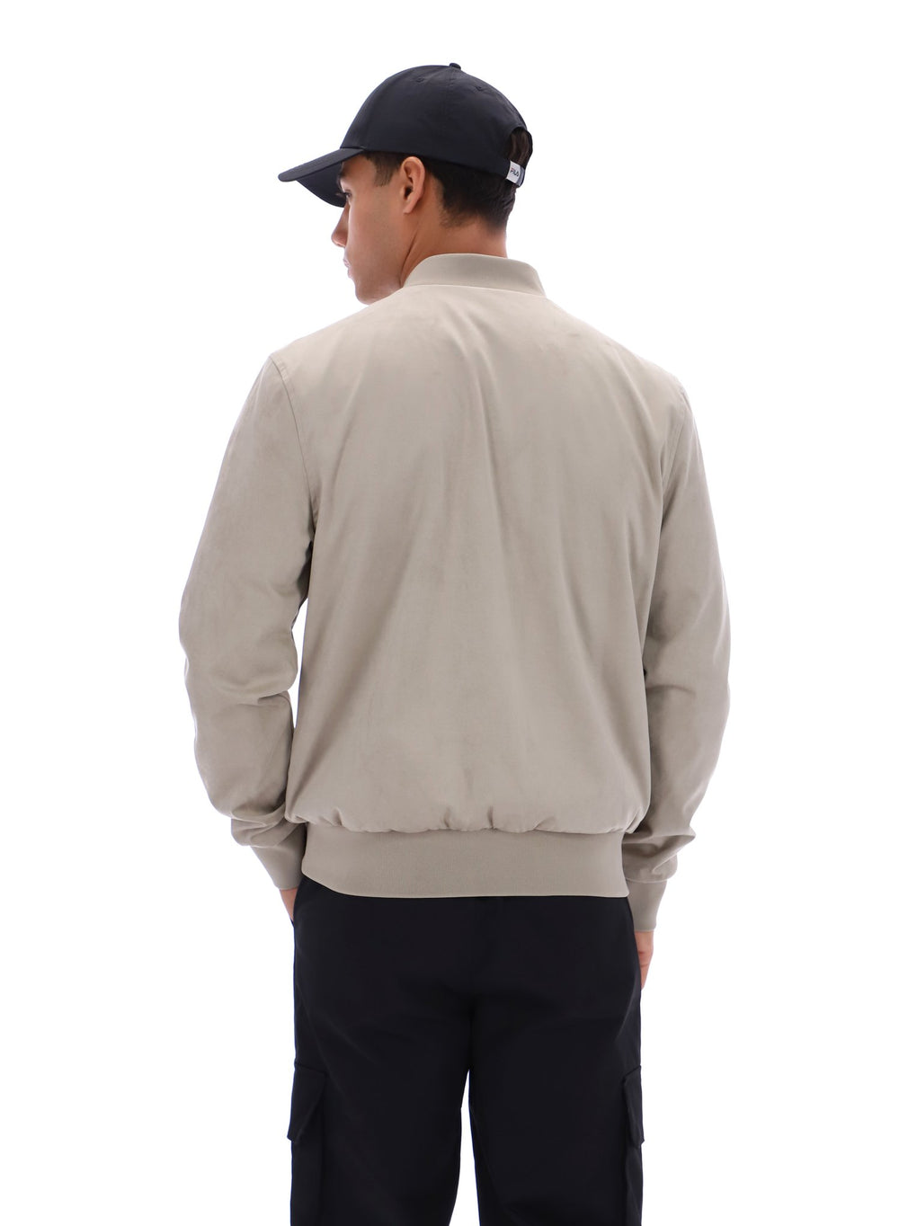 Dean Full Zip Faux Suede Jacket