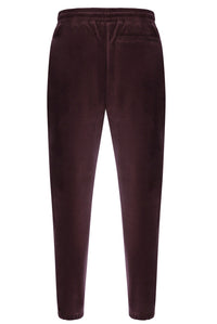 Displays the Fudge 'FILA' branded Eddie 2 Velour Track Pant