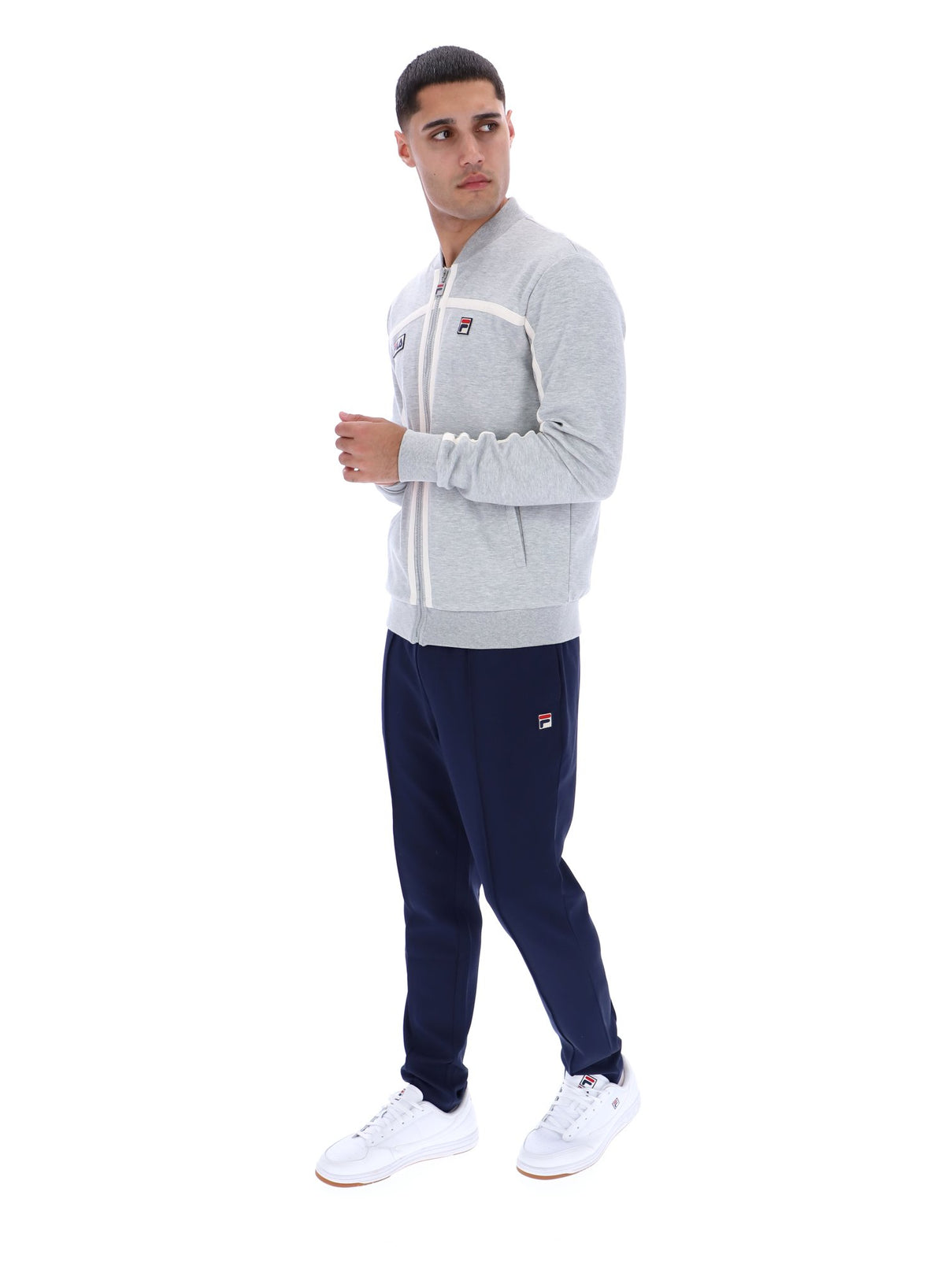 Grey Marl Emilio Track Top