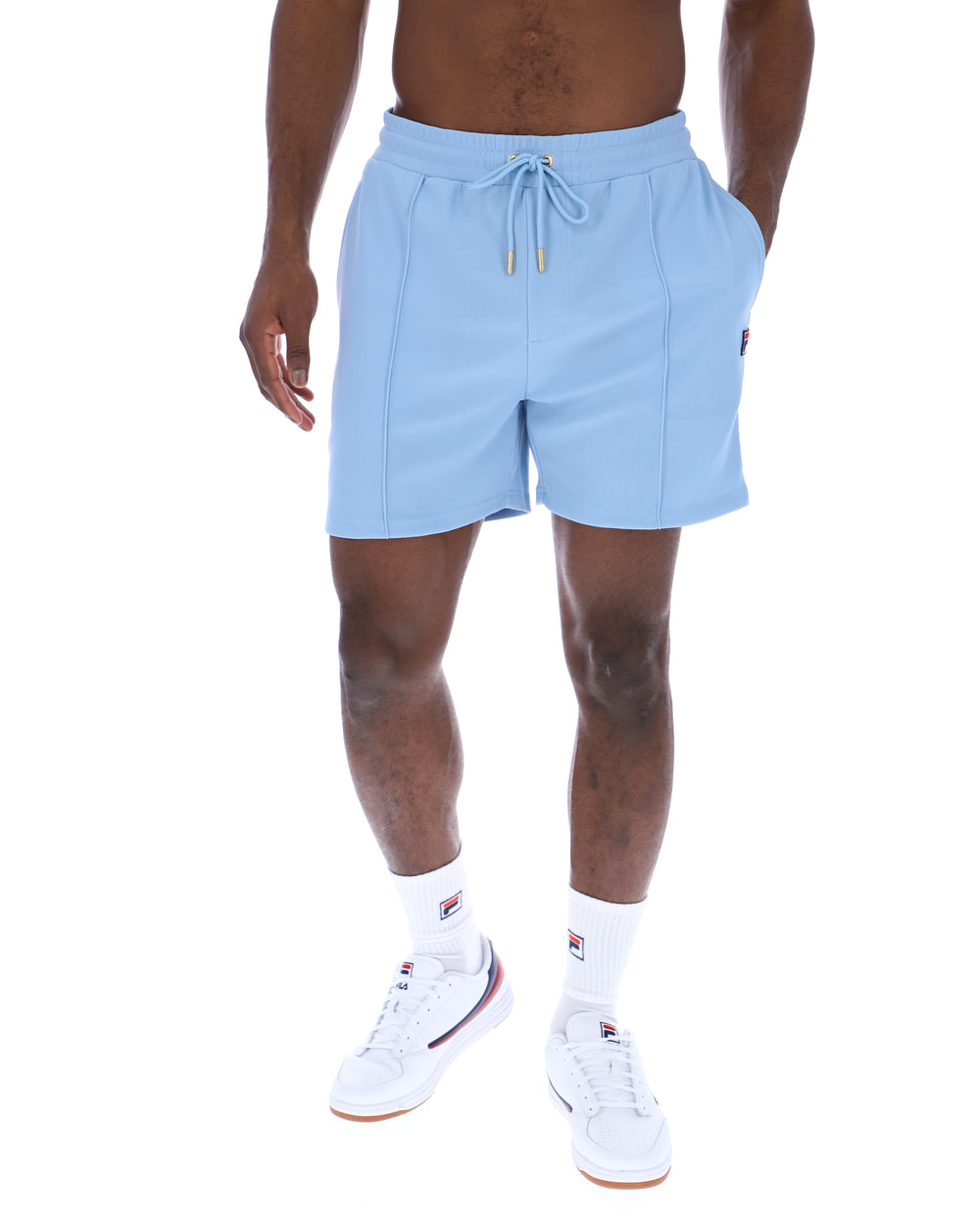 Frozen Fjord Eusebio Pin-Tuck Shorts