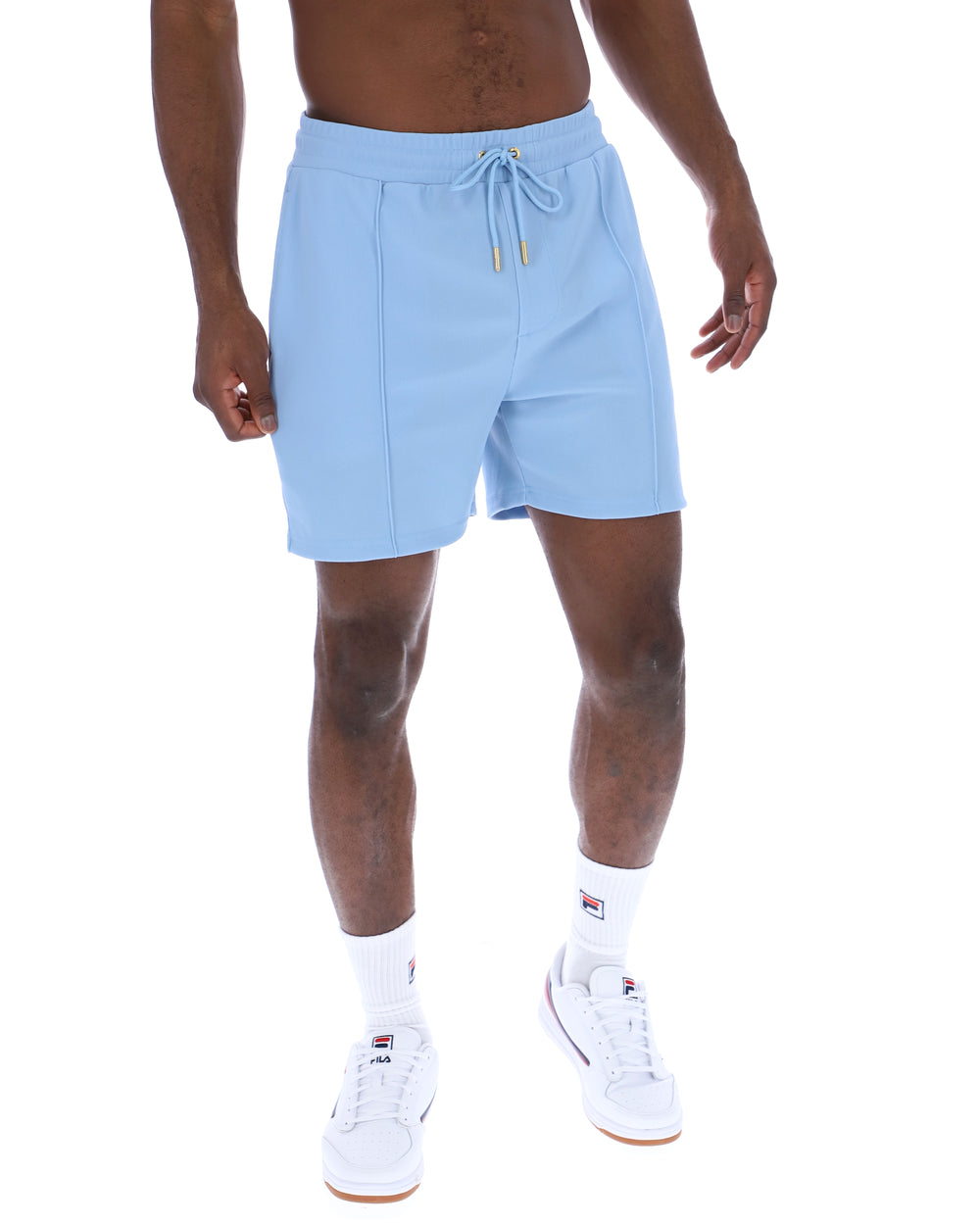 Frozen Fjord Eusebio Pin-Tuck Shorts